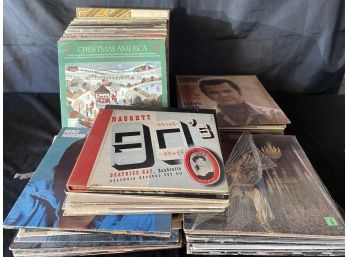 Collection Of LP's Christmas, Country And Soft Rock