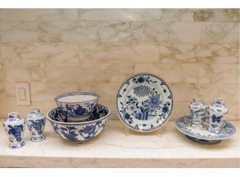 Delft Colonial Williamsburg Restoration Plate, Yokohama Studio Hand Painted Bowl, Chinese Bowl And More!