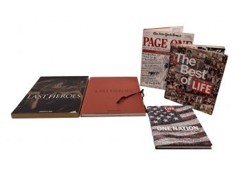 Coffee Table Books - Last Heroes, The Best Of Life, New York Times, One Nation