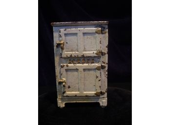 Antique Cast Iron Alaska Toy Ice Box #1466