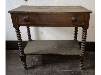 One Drawer Antique Stand