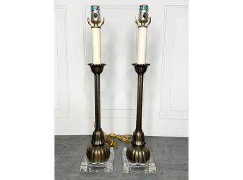 Two Candlestick Lamps