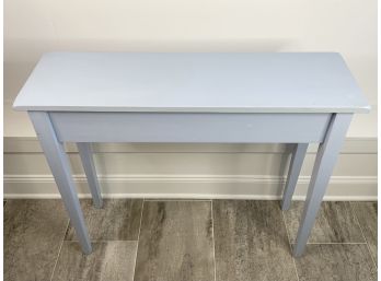 Pale Blue Painted Console Table