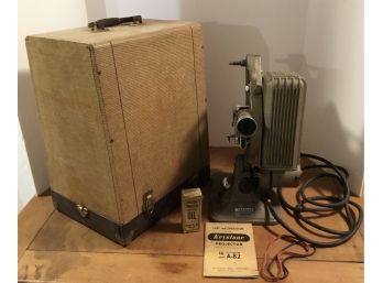 Antique Keystone Projector 16mm W Case Model A82