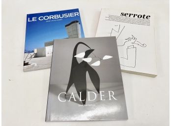 Calder, Le Corbusier & Serrote Art Books