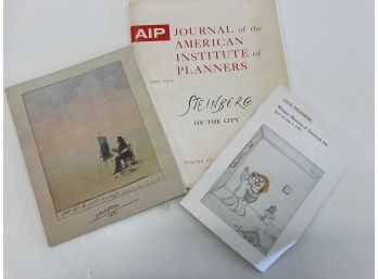 Lot Of Saul Steinerg Pamphlets 1963++
