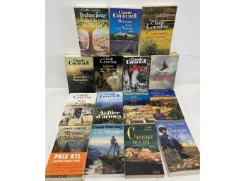 A Lot Of 13 Signed Claude Courchay French Books