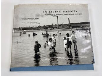 Signed Photo Book ' In Living Memory- Newport RI 1888-1988 By Eileen Warburton