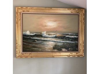 William Dawson Large Gold Framed Painting