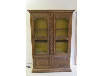 Antique Mid-Century Modern French Provincial Style ?  Display Cabinet / China Cabinet
