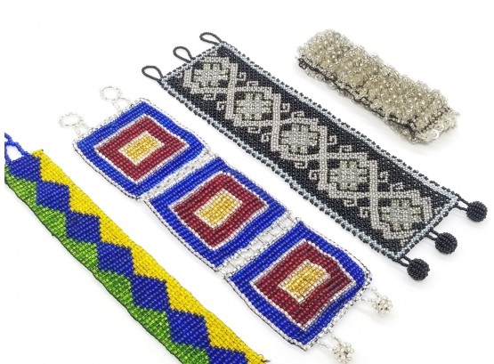 Collection Of Four Beaded Bracelets