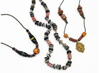 Vintage Handmade Beaded Necklaces From UN Gift Shop