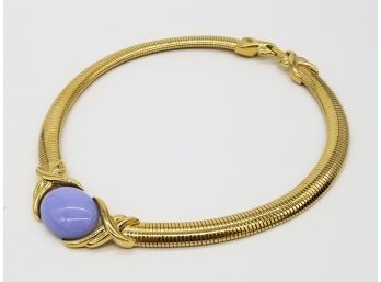Trifari Gold Tone Flex Necklace