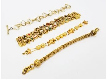 Gold Tone Bracelets