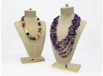 Natural Stone Necklace Group
