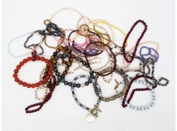 Small Beaded Bracelets, Large Assortment