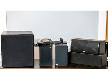 Complete Home Theater Speaker System Featuring M&k Speakers