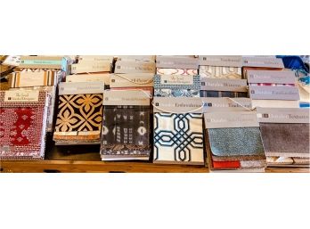 (Lot 1 Of 3 ) Fabric Sample Books - Perfect For Crafting And Other Projects