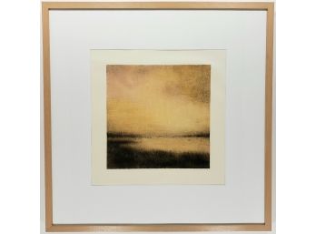 Lisa Breslow - Abstract Landscape Monoprint - Artist Signed & Dated
