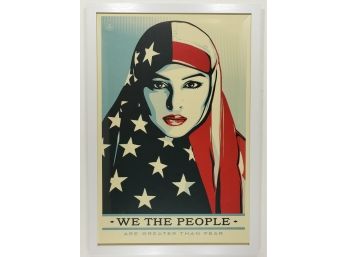 Shepard Fairey - We The People Are Greater Than Fear - Offset Lithograph