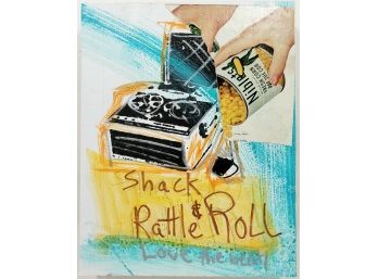 David Morico - Shack Rattle & Roll - Original Signed Mixed Media