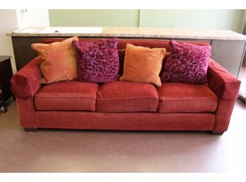 Henredon Red Sofa