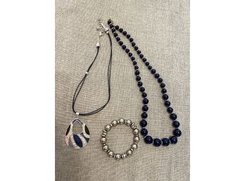 Navy And Silver Assortment