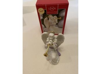 Lenox First Blessing Nativity Angel With Trumpet
