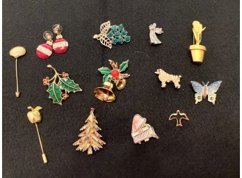 Vintage Holiday And Fun Pins