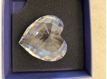 Swarovski Crystal Heart Paperweight