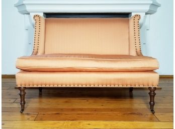 A Gorgeous Upholstered Settee 'Wentworth' By Lee Jofa ($3000 Retail)
