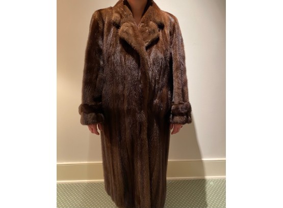 Mink Fur Coat In Beautiful Condition