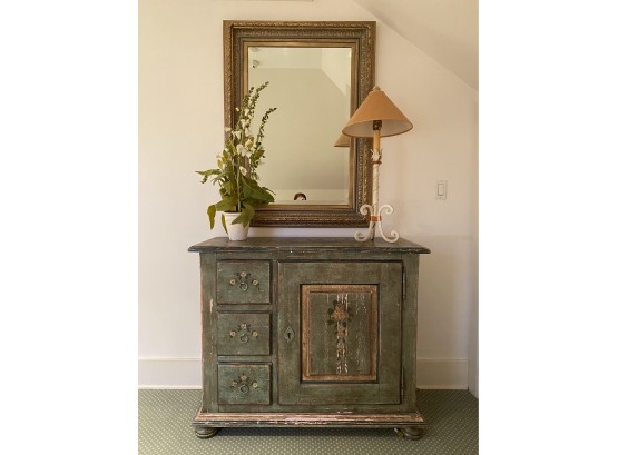 Sage Green French Reproduction Painted Chest