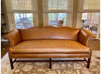 Camelback Custom Chippendale Style Sofa