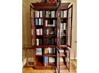 GROUPING Of Books In Tall Cabinet
