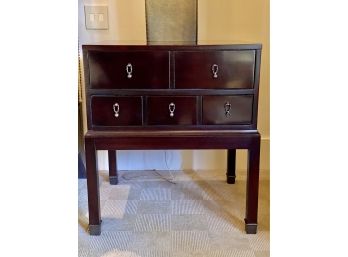 Thomas O'Brien For Hickory Chair Side Chests In Ebony Finish