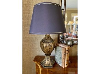 Asian Style Table Lamp Painted Decoration