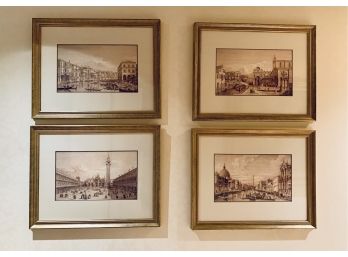 Views Of Venice / Set 4 Framed Prints