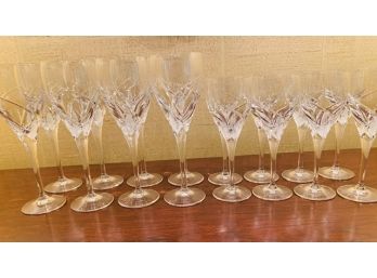 DaVinci Crystal Set Of 8 Tulip Red Wine Glasses , Set Of 8 Tulip White Wine Glasses