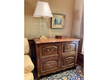 Sterling Collection By Hickory Chair Plank Top Walnut Finish Chest