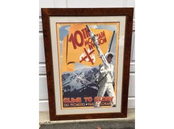 Fantastic SKI CLIMB TO GLORY - Vail Colorado - Vintage Style Poster By MARTI BATTAGLIO - Signed / Numbered