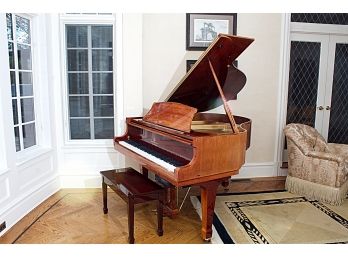 Exceptional Story & Clark Player Baby Grand Piano & Matching Bench
