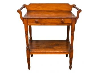 Antique Maple Dry Sink/Wash Stand