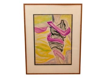 Signed Gorry Framed Watercolor Painting