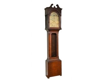 Antique Circa 1810 William Herwick No. 17 Tall Case Grandfather Clock