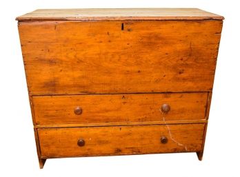 Antique Pine Blanket chest With Drawers