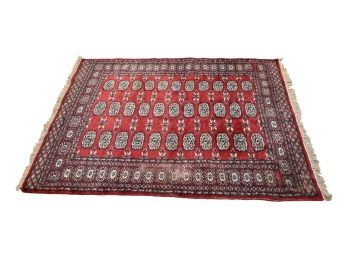 Hand Knotted Antique Bokhara Oriental Area Rug
