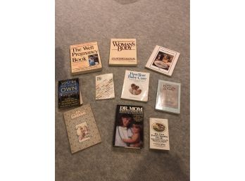 Group Of Pregnancy And Newborn Books