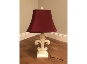 Nice White Lamp With Shade