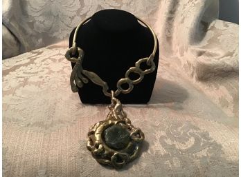 Unique Brass Handcrafted Necklace